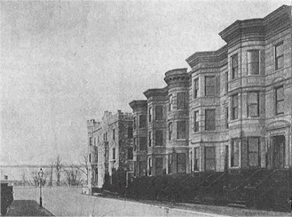 Brownstones on north side of 104th St.